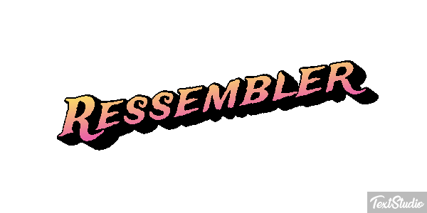 Ressembler Effet de texte
