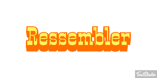 Ressembler Effet de texte