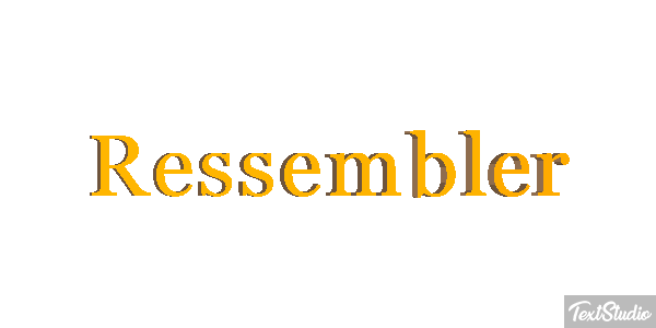 Ressembler Effet de texte