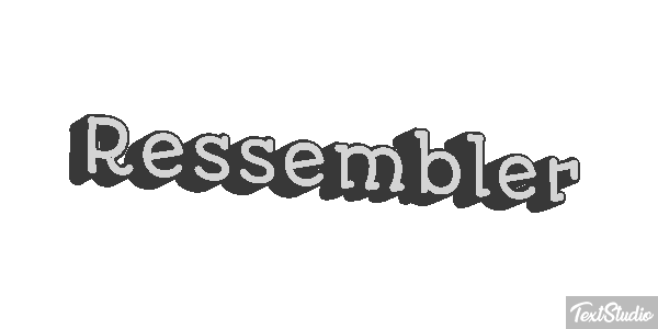 Ressembler Effet de texte