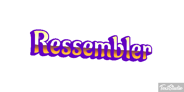 Ressembler Effet de texte