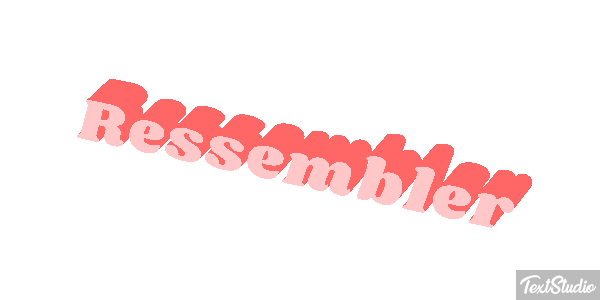 Ressembler Effet de texte