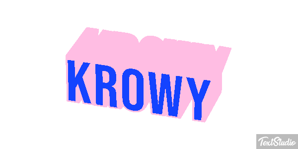 Krowy Текстовый эффект