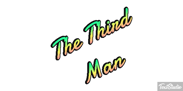 The Third Man Texteffekt