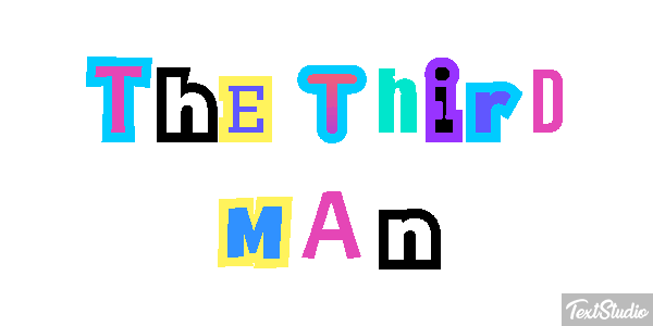 The Third Man Texteffekt
