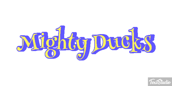Mighty Ducks Effet de texte