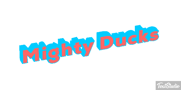 Mighty Ducks Effet de texte