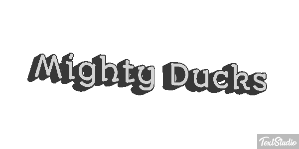 Mighty Ducks Effet de texte
