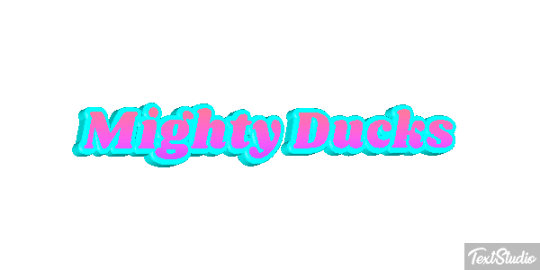 Mighty Ducks Effet de texte