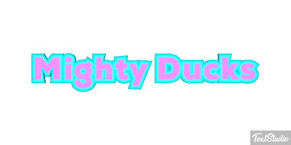 Mighty Ducks Effet de texte