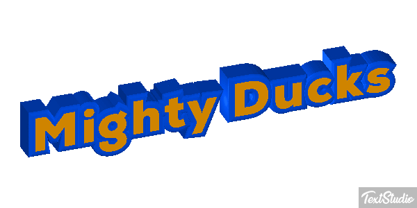 Mighty Ducks Effet de texte