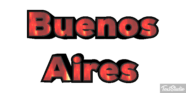Buenos Aires Tekst effect