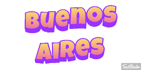 Buenos Aires Tekst effect