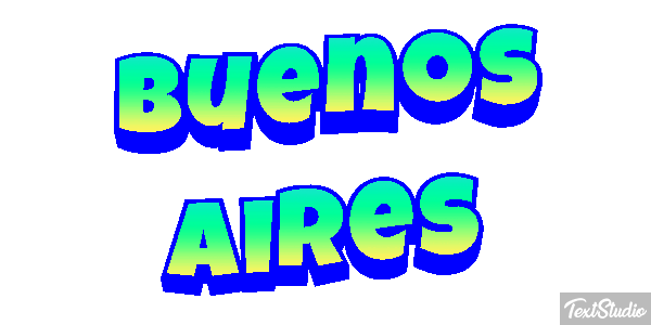 Buenos Aires Tekst effect
