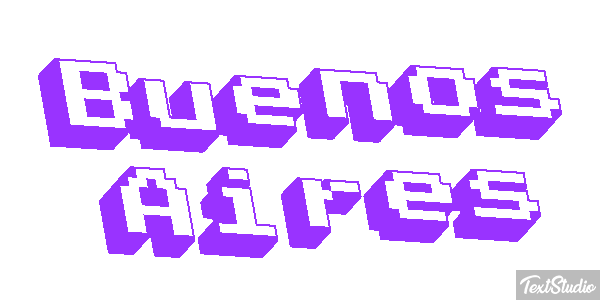 Buenos Aires Tekst effect