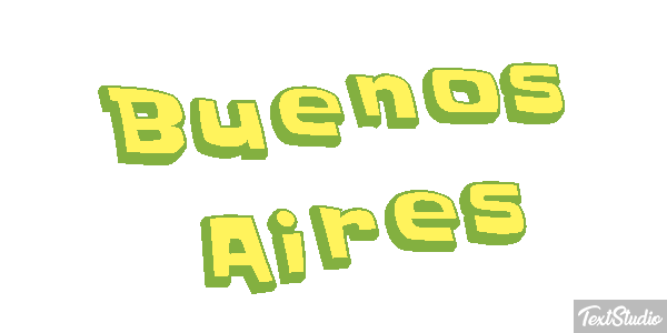 Buenos Aires Tekst effect