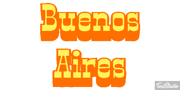 Buenos Aires Tekst effect