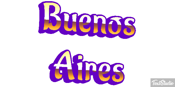 Buenos Aires Tekst effect