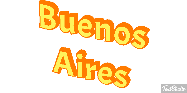 Buenos Aires Tekst effect