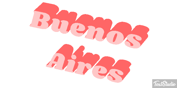 Buenos Aires Tekst effect