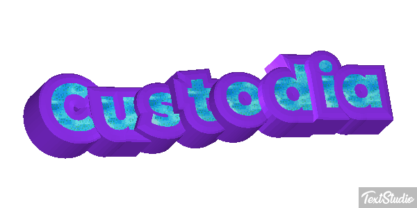 Custódia Tekst effect
