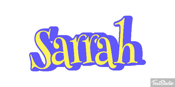 Sarrah Tekst effect