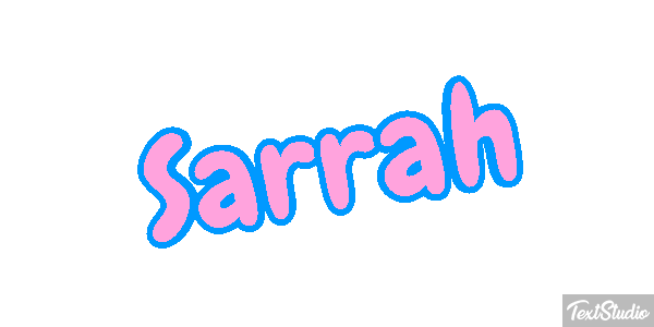 Sarrah Tekst effect