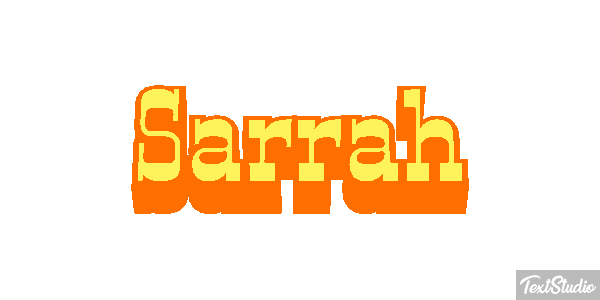 Sarrah Tekst effect