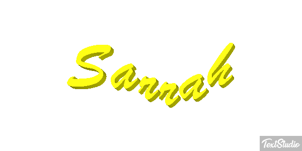 Sarrah Tekst effect