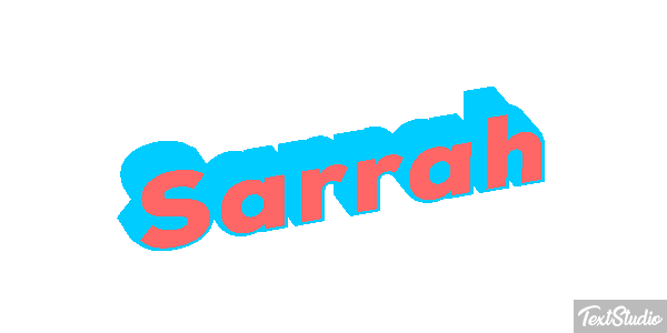 Sarrah Tekst effect
