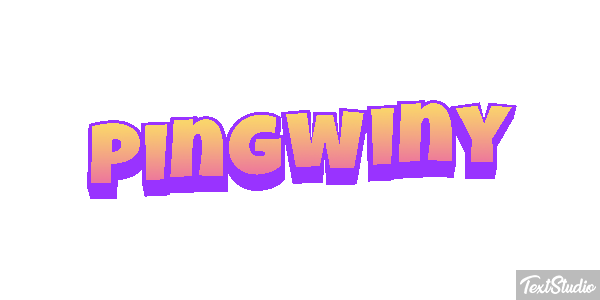 Pingwiny Efekt tekstowy