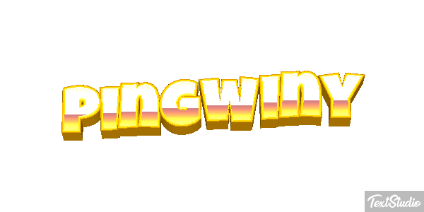 Pingwiny Efekt tekstowy