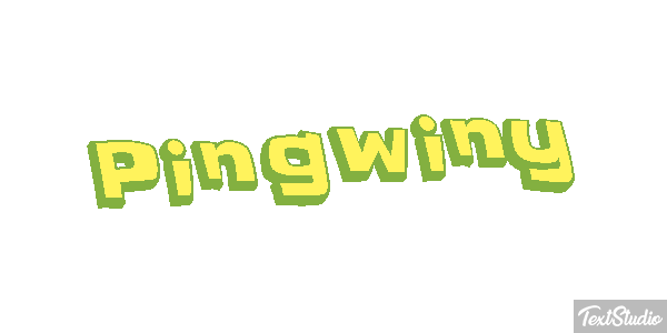 Pingwiny Efekt tekstowy