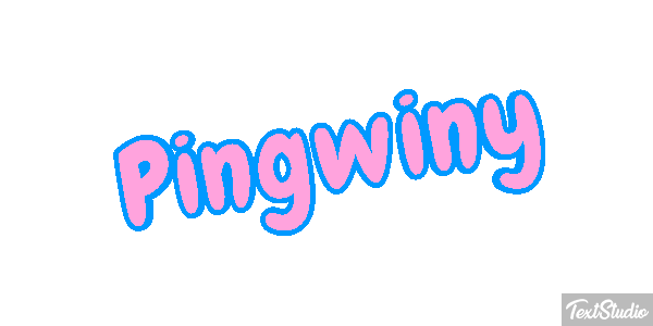 Pingwiny Efekt tekstowy