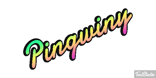 Pingwiny Efekt tekstowy