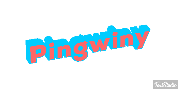 Pingwiny Efekt tekstowy
