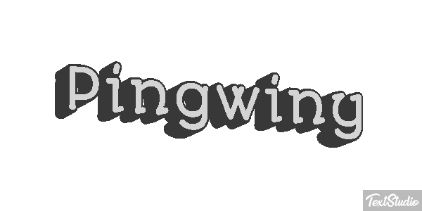 Pingwiny Efekt tekstowy