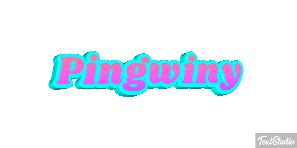 Pingwiny Efekt tekstowy