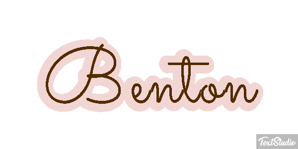 Benton Text effect