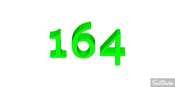 164 Metin efekti
