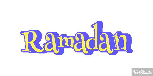 Ramadan Texteffekt