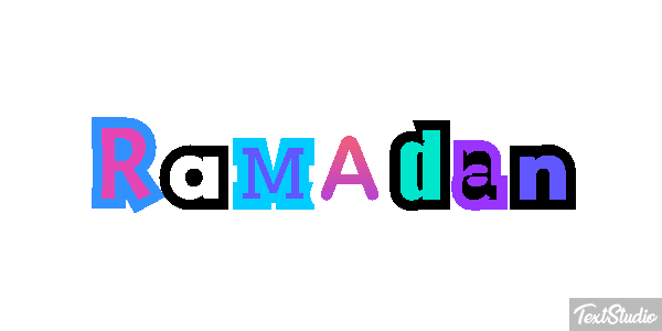 Ramadan Texteffekt