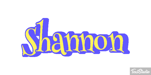 Shannon Text effect