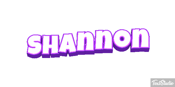 Shannon Text effect