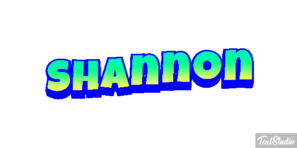 Shannon Text effect