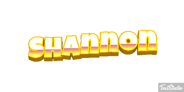 Shannon Text effect