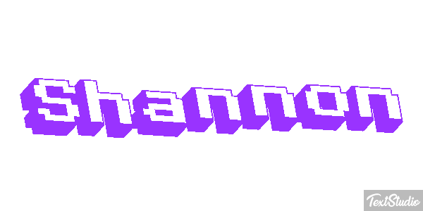 Shannon Text effect