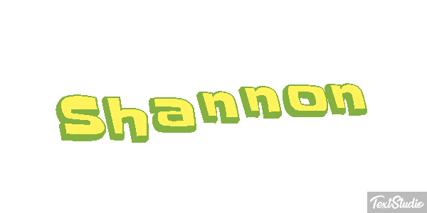 Shannon Text effect