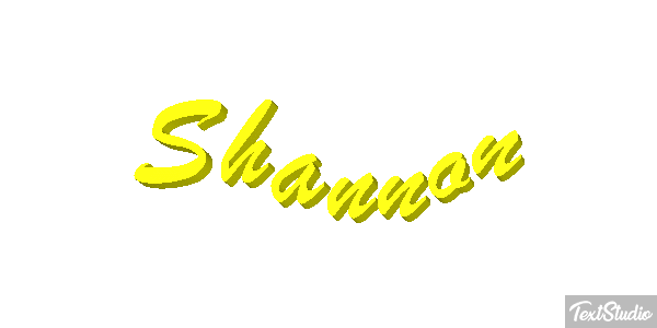 Shannon Text effect