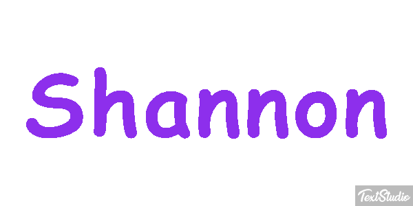 Shannon Text effect